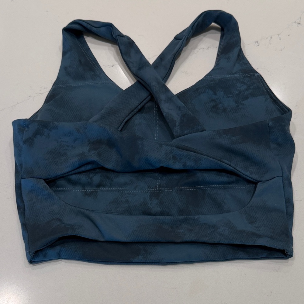 Navy Sports Bra - Picture 2 of 3